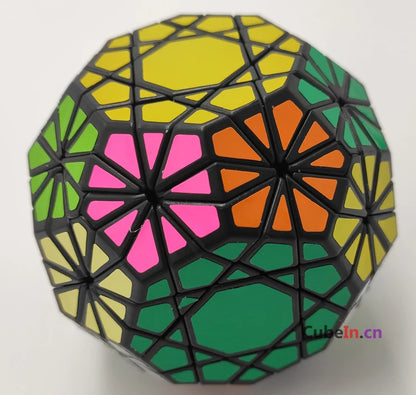 DaYan Gem VI (Gem 6) Black - 30-Sided Rhombic Triacontahedron Puzzle