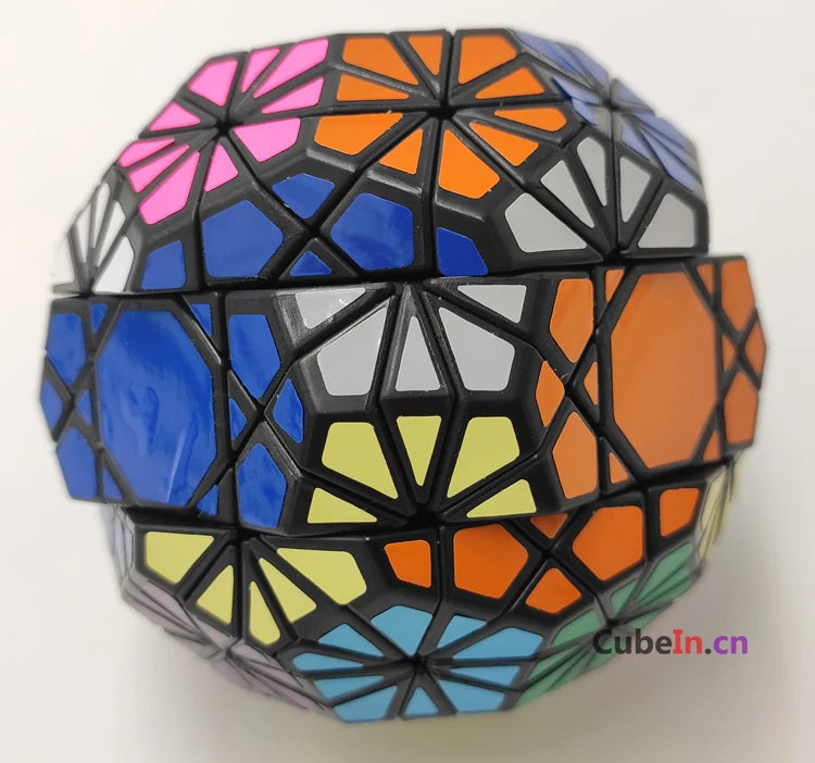 DaYan Gem VI (Gem 6) Black - 30-Sided Rhombic Triacontahedron Puzzle