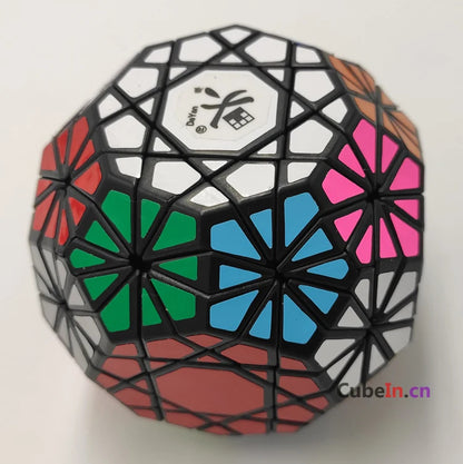 DaYan Gem VI (Gem 6) Black - 30-Sided Rhombic Triacontahedron Puzzle