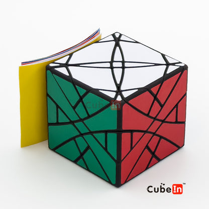 Tang Polarized Raptor Cube - Premium SLS 3D Printed Complex Geometry Twist Puzzle