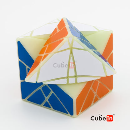 Tang Polarized Raptor Cube - Premium SLS 3D Printed Complex Geometry Twist Puzzle