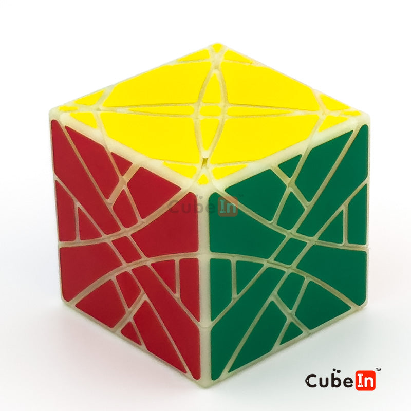 Tang Polarized Raptor Cube - Premium SLS 3D Printed Complex Geometry Twist Puzzle