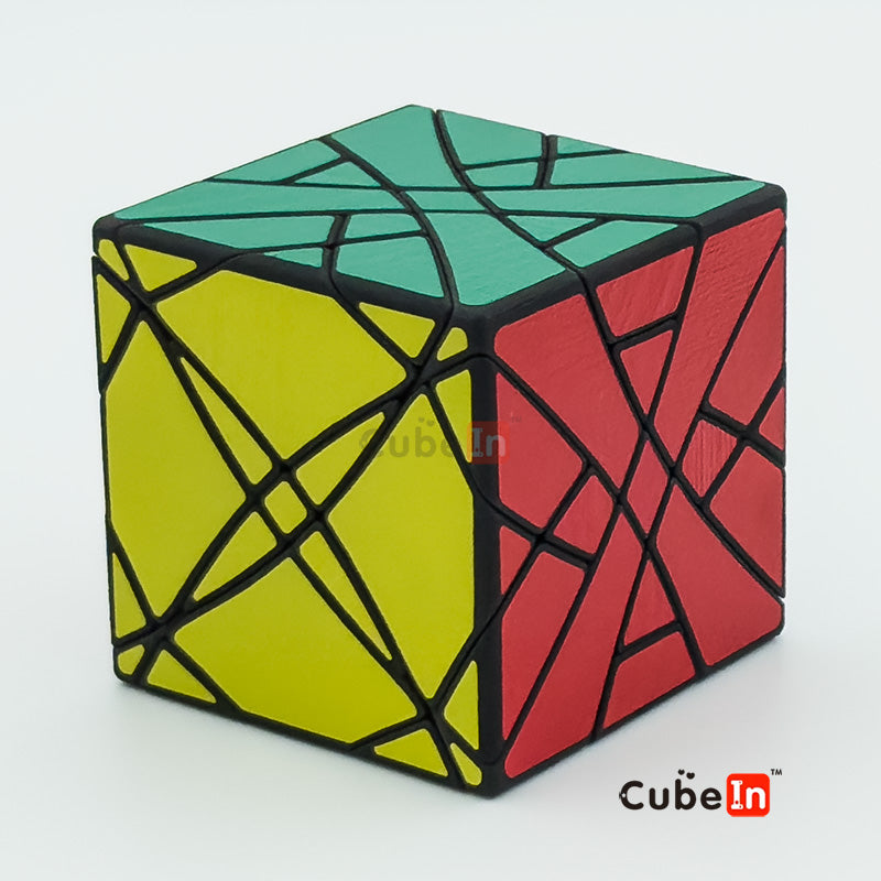 Tang Polarized Raptor Cube - Premium SLS 3D Printed Complex Geometry Twist Puzzle