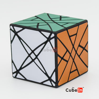 Tang Polarized Raptor Cube - Premium SLS 3D Printed Complex Geometry Twist Puzzle