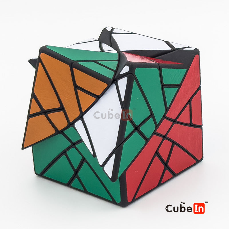 Tang Polarized Raptor Cube - Premium SLS 3D Printed Complex Geometry Twist Puzzle