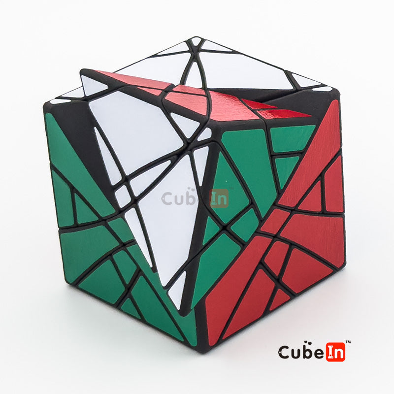 Tang Polarized Raptor Cube - Premium SLS 3D Printed Complex Geometry Twist Puzzle