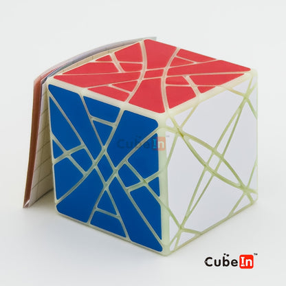 Tang Polarized Raptor Cube - Premium SLS 3D Printed Complex Geometry Twist Puzzle