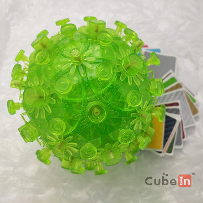 Verypuzzle 32 Axis Wandering Tuttminx Transparent Green