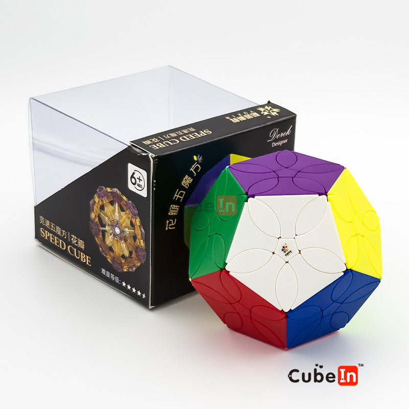 Yuxin Petal Megaminx -Kevin Uhrik Flower Dodecahedron  Puzzle