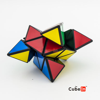 Zepuzzles Tricky Pyraminx - 3x3 Shape Mod Twisty Puzzle