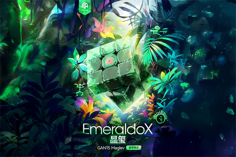 GAN15 MagLev EmeraldoX 3x3 (Limited Edition)