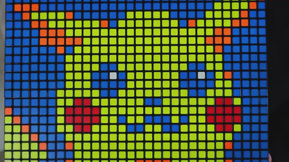 GAN Mosaic Cube Set 10x10 - 100-Piece Mini 3x3 Pixel Art Kit
